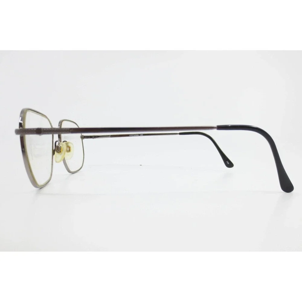 Stetson 184 Zyloware 058 Gunmetal Aviator Eyeglasses Frames 57-17-150 Mens 35587